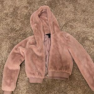 SUPER FUZZY PINK JACKET